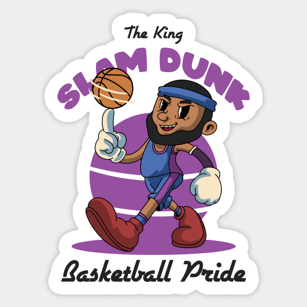 The King Slam Dunk Sticker by milatees